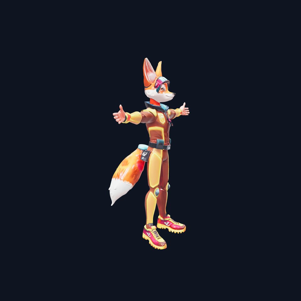 Energetic Fox Adventurer model pack